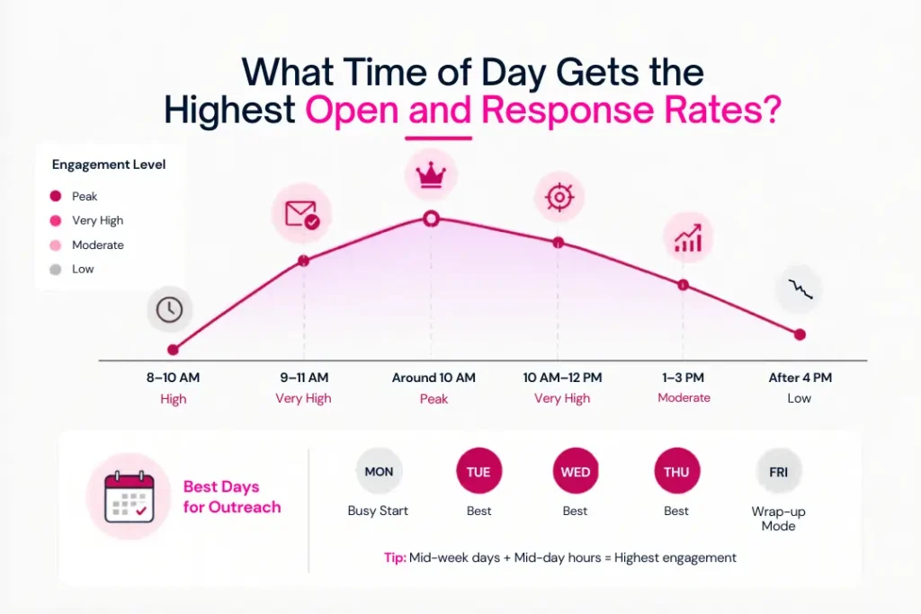 Best Time to Send An Email for B2B Outreach: Days and Hours to Maximize Open and Response Rates 2 what-time-of-day-gets-the-highest-open-and-response-rates
