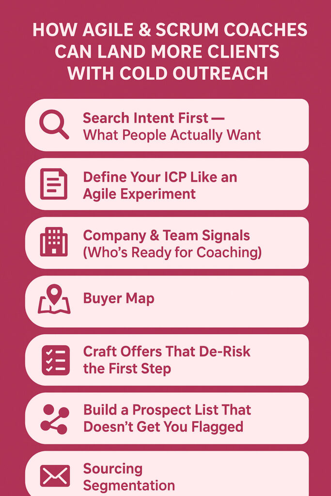 How Agile & Scrum Coaches Can Land More Clients with Cold Outreach 