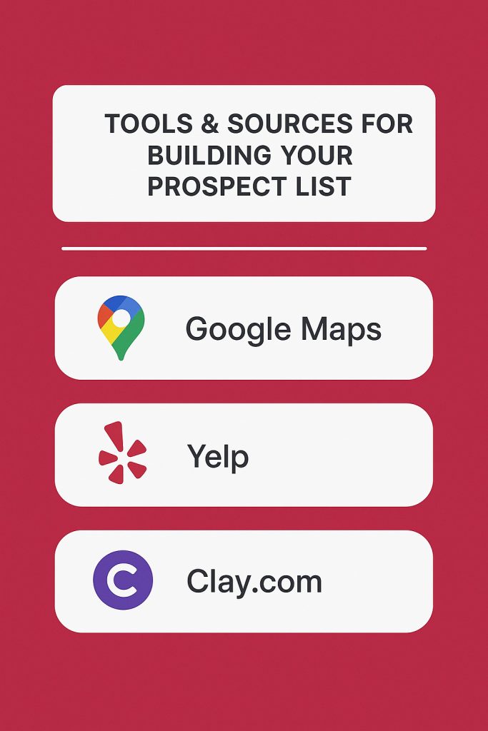 Tools & Sources for Building Your Prospect List