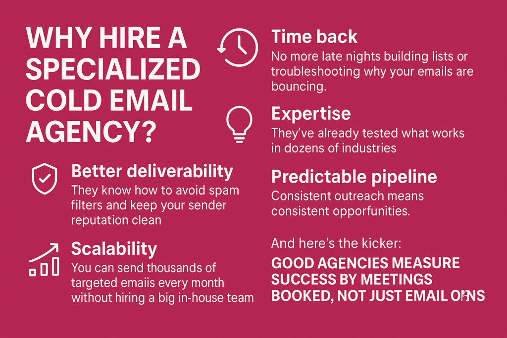 Top Cold Email Outreach Agencies for B2B Growth (2025 List) 2 Why Hire a Specialized Cold Email Agency?