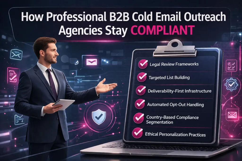 Is It Illegal to Send Emails Without Permission? A B2B Cold Email Compliance Guide 4 How Professional B2B Cold Email Outreach Agencies Stay Compliant