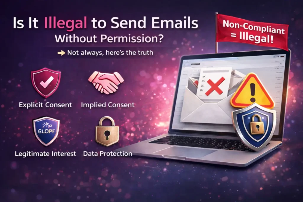 is it illegal to send emails without permission