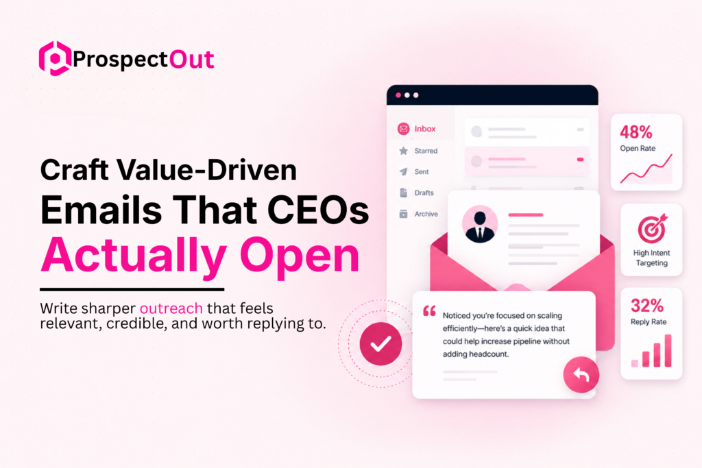 Cold Email to CEO: How to Craft Value-Driven Emails That CEOs Actually Open 1 how to craft value driven emails that ceos actually open