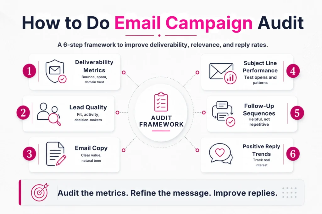 Why Do Most Cold Emails Fail and How to Fix Them? 4 how-to-do-email-campaign-audit