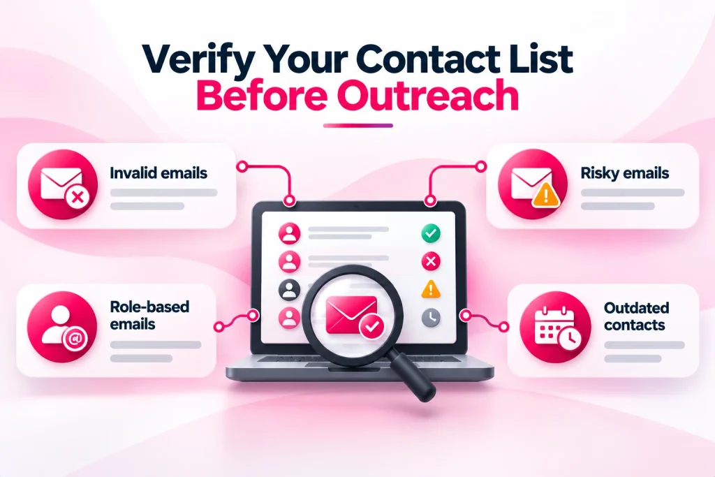 How to Get More Demo Bookings for Your B2B SaaS 2 verify your contact list before outreach